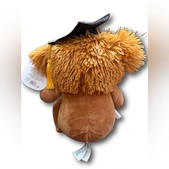 Squishmallow Graduation Benny the Bigfoot Squeezemallow New with Tags Plushie - Picture 5 of 6